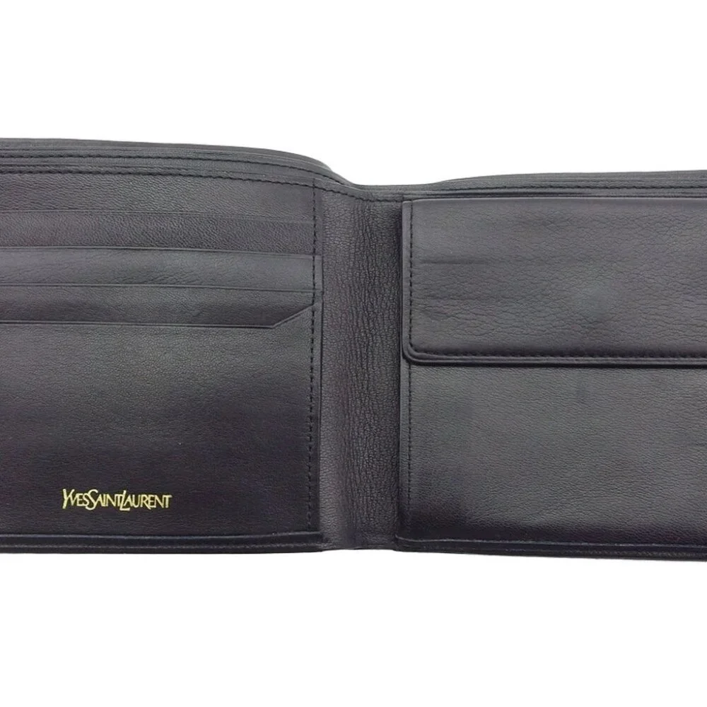 SAINT LAURENT Bifold Wallet black Women Authentic secondhand - Picture 3 of 8